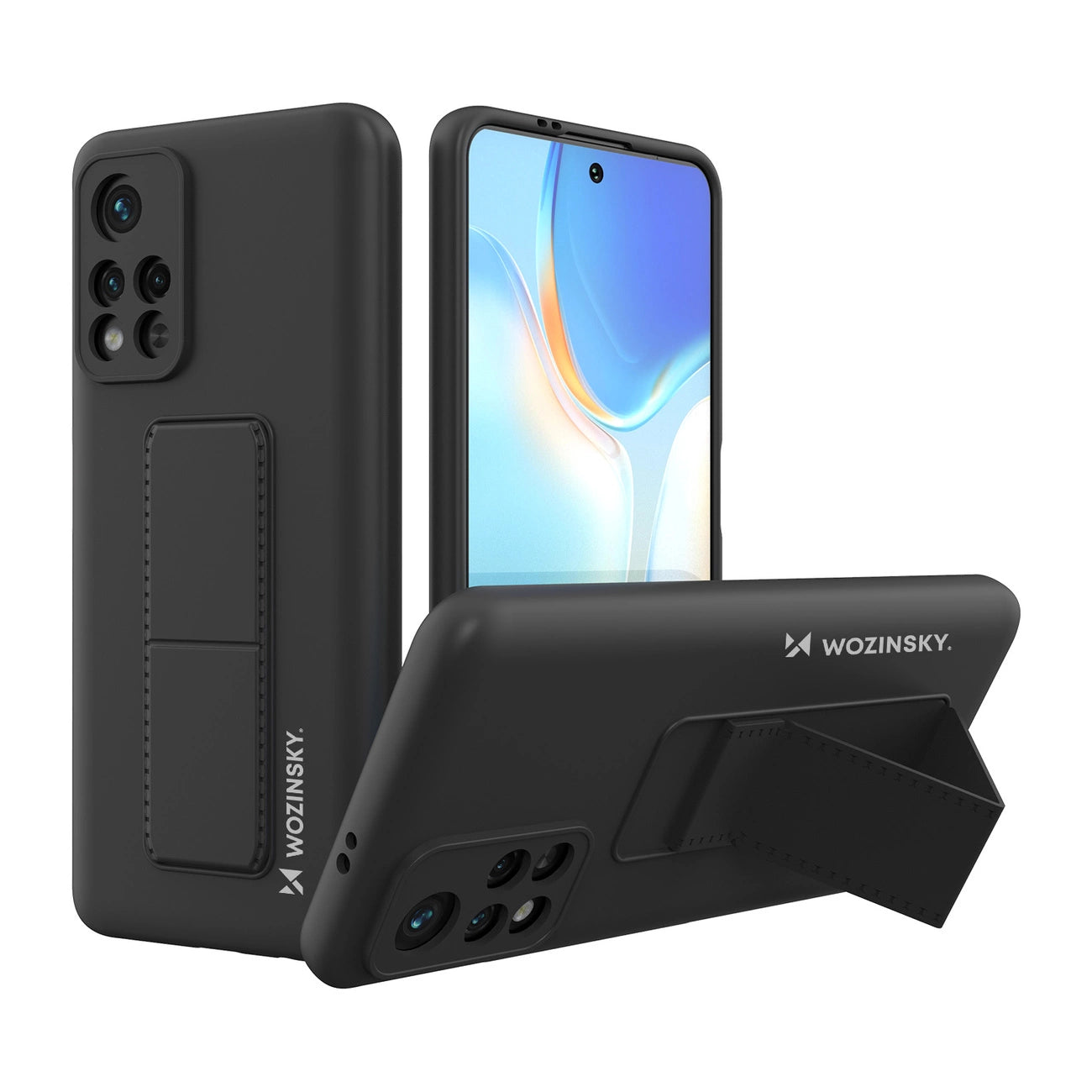 Wozinsky Kickstand Case for Xiaomi Redmi Note 11 | Black - MIZO.at