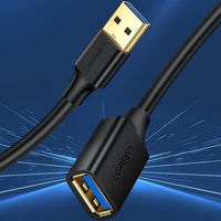 USB Cable Extension USB 3.0 1.5m Black - MIZO.at