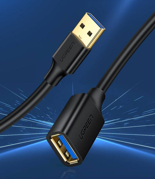 USB Cable Extension USB 3.0 1.5m Black - MIZO.at