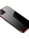 Xiaomi Mi 11 Clear Color/Red 0.3mm Gel TPU Case with Electroplating Frame - MIZO.at