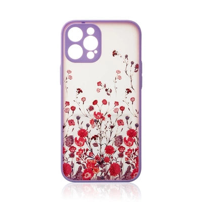 iPhone 13 Pro Max Design Case - Floral Purple 🌸 - MIZO.at
