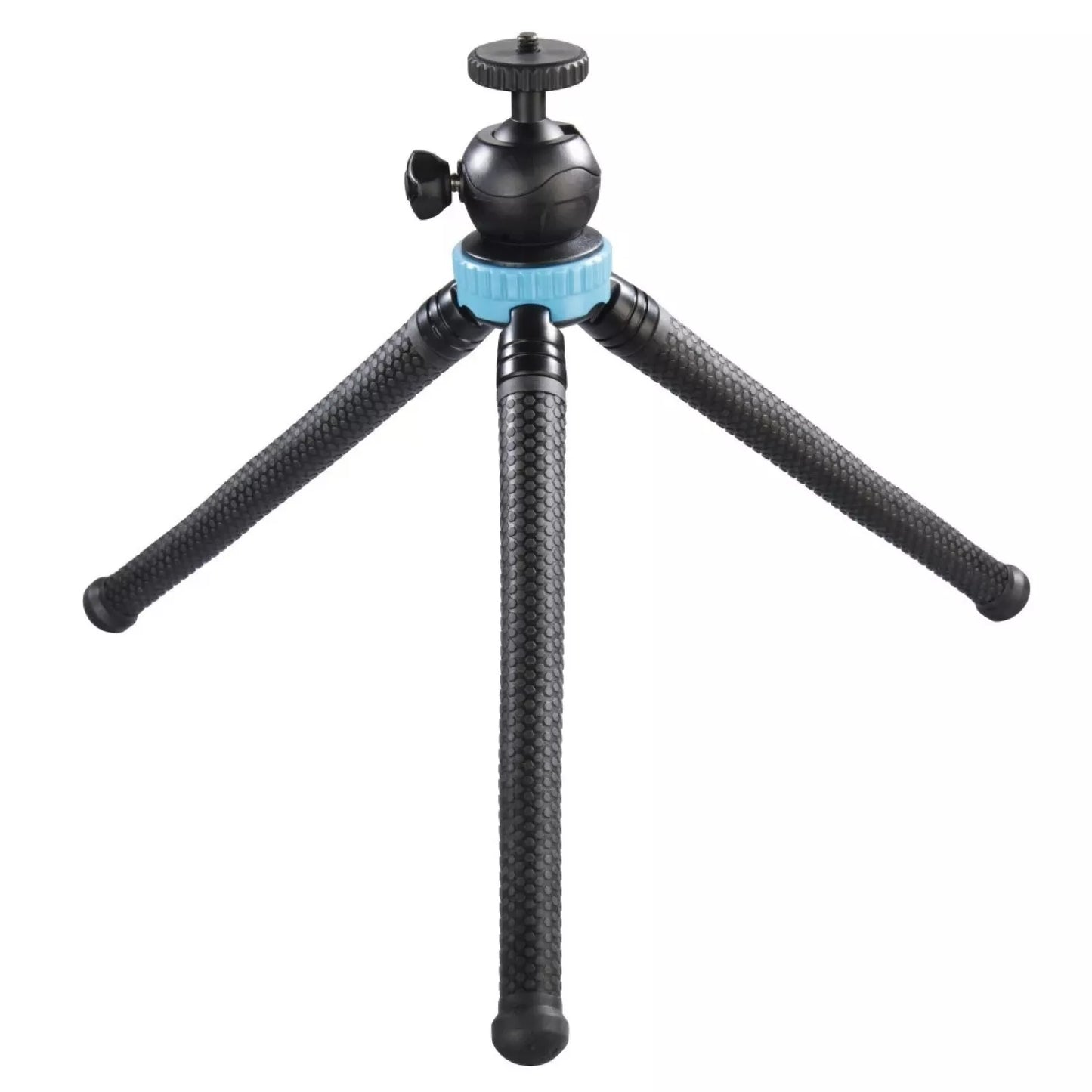 Hama 3-in-1 FlexPro Mini Tripod | 27cm, Flexible Legs, Blue