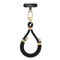 Tech-Protect C4S Rope Wrist Strap | Stylish & Secure, Black/Gold - MIZO.at