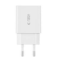 Tech-Protect C35W Dual USB-C PD 35W Fast Charger - White