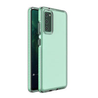 Samsung Galaxy S21 Ultra 5G Spring Case Clear/Mint TPU Gel Protective Cover - MIZO.at