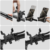 Tech-Protect V3 Bike Phone Holder for Handlebars - Black - MIZO.at