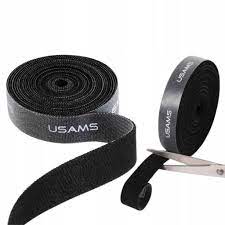 Cable Organizer Velcro Tape 1m Black - MIZO.at